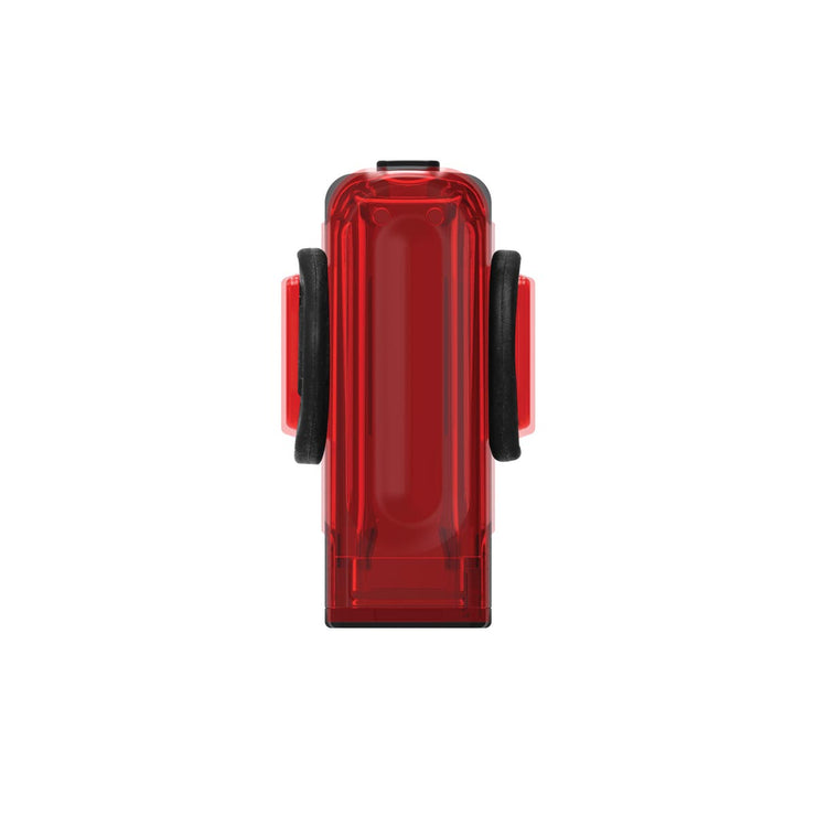 Lezyne Strip Drive Pro 400+ Rear Taillight, head-on view.