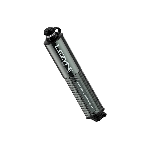 Lezyne Pocket Drive HV Pump, Lite Gray, full view.