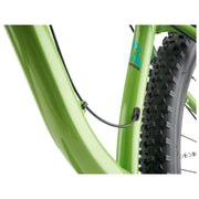 2023 Kona Honzo, gloss kiwi green, cable routing view.