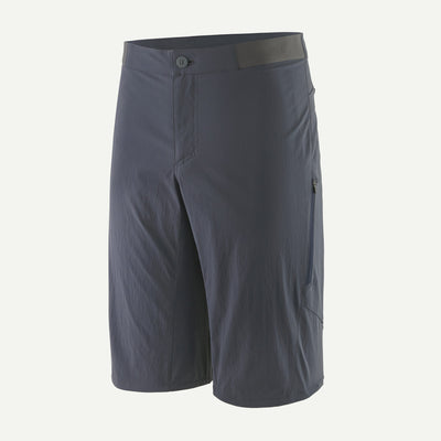 Patagonia Men's Landfarer Bike Shorts, 13”, smolder blue, full view.