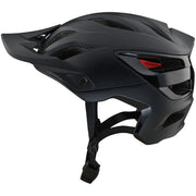 Troy Lee Designs A3 Mips Helmet, uno black, full view.