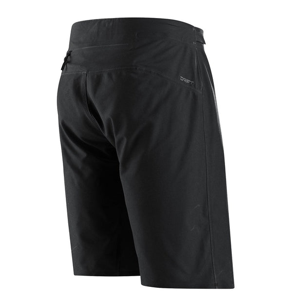 Troy Lee Designs Drift Short Shell, carbon, back view.