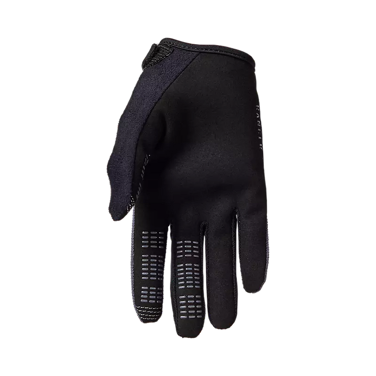 Fox Ranger Youth Gloves, graphite, palm view.