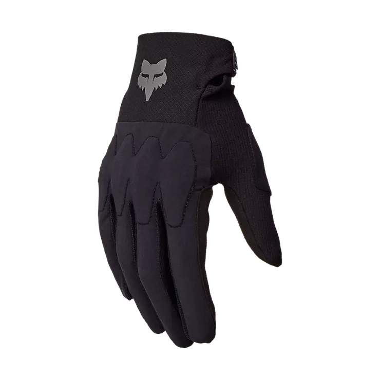 Fox Defend D3O Glove, black, finger view.