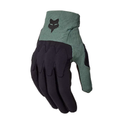 Fox Defend D3O Glove, hunter green, finger view.