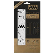 AMS Gravel/Road Frame guard, maps, full view.