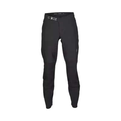 Fox Defend Pant, black, front view.