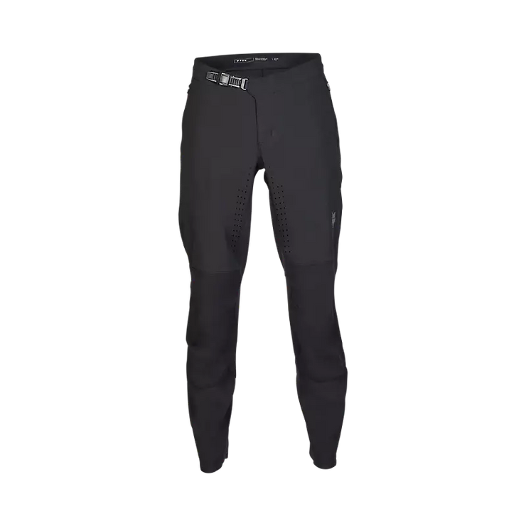 Fox Defend Pant, black, front view.