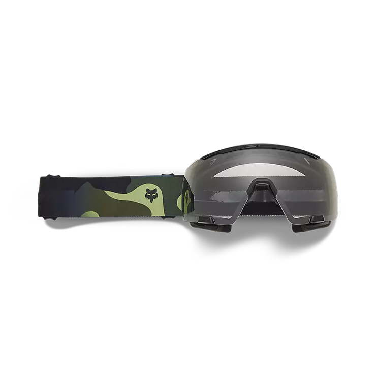 Fox Pure Vue Goggle, black / clear, front view.