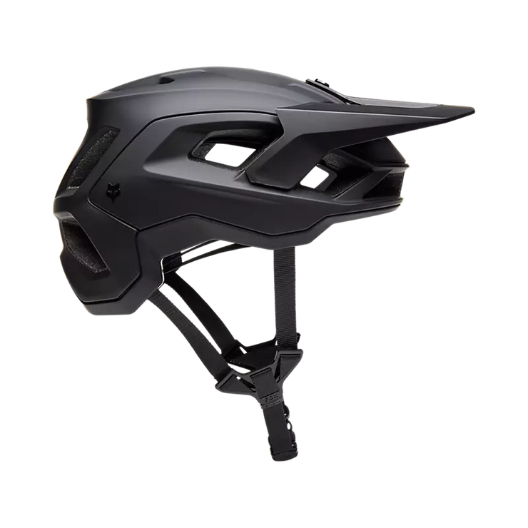 Fox Speedframe Solid Helmet, Black, side view