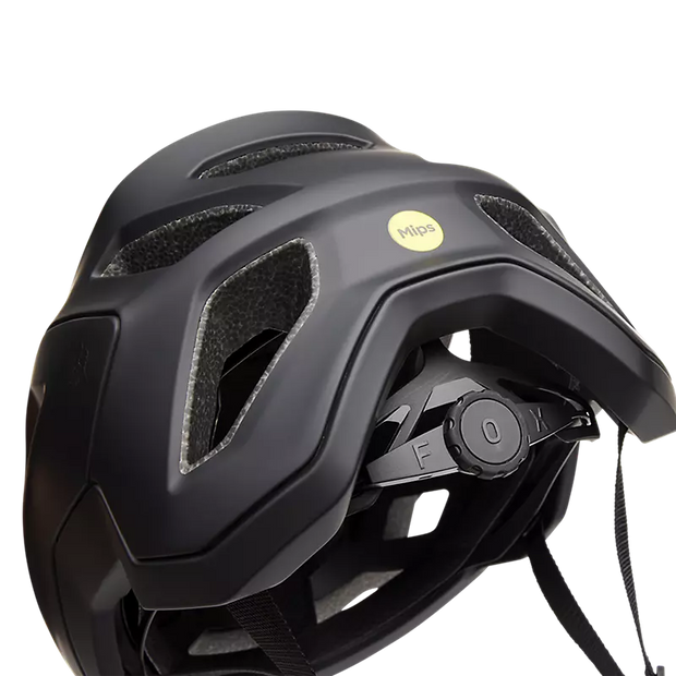 Fox Speedframe Solid Helmet, Black, view of retention adjuster