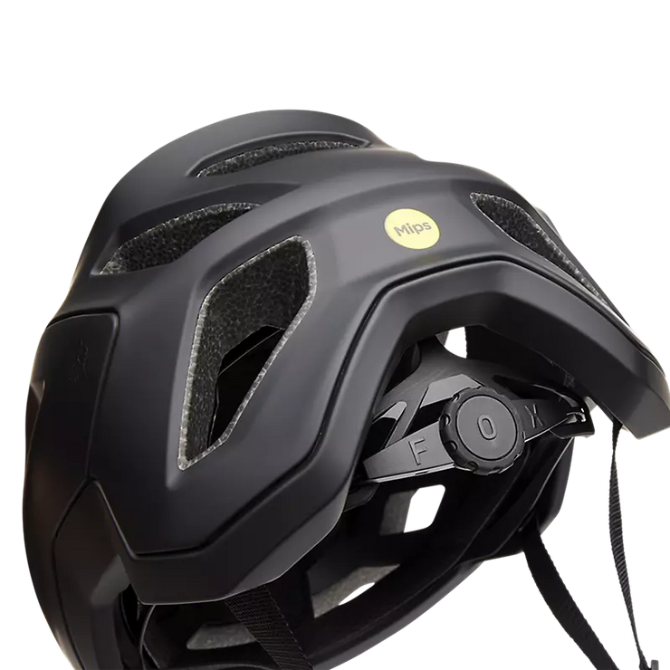 Fox Speedframe Solid Helmet, Black, view of retention adjuster