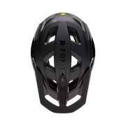 Fox Speedframe Pro Matte Black helmet, top view