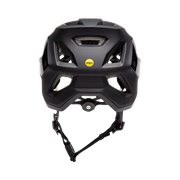 Fox Speedframe Pro Matte Black helmet, back view