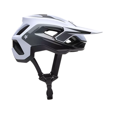 fox speedframe pro helmet pewter grey, side view