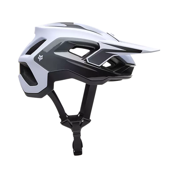 fox speedframe pro helmet pewter grey, side view