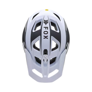 fox speedframe pro helmet pewter grey, top view