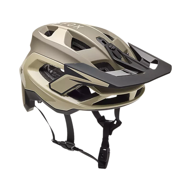 fox speedframe pro helmet pewter grey, front side view