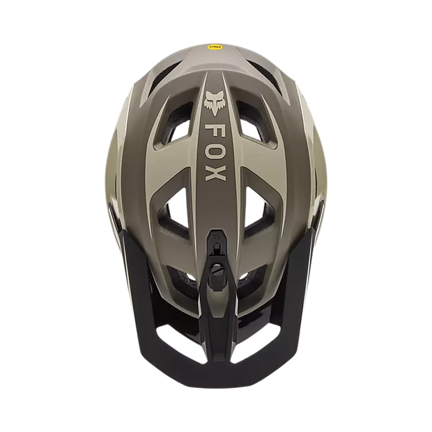 fox speedframe pro helmet cream, top view