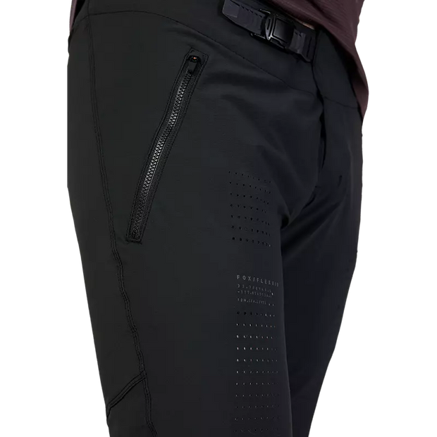 Fox Men's Flexair Pant, black, closed pocket view.