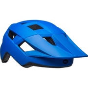 Bell Spark MIPS, blue/ black, full view right side. 