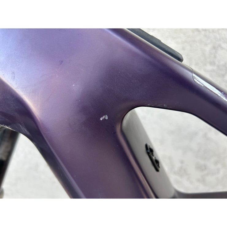 2024 DEMO Norco Range VLT C1, Purple, Size 3, front triangle view.