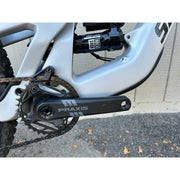 2024 Santa Cruz Heckler SL 1 CC MX X0 AXS RSV Matte Silver Medium USED, crankset view.