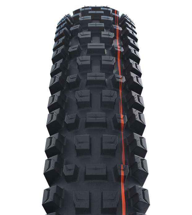 Schwalbe Albert Trail Pro E50 Tire, 29x2.5", Addix Soft, tread view.