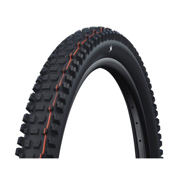 Schwalbe Albert Gravity Pro E50, 27.5x2.5", Addix Soft, Black, full view.