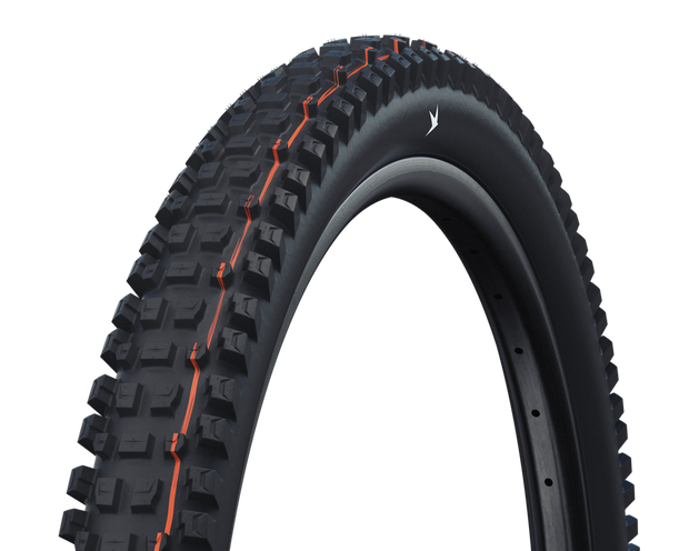 Schwalbe Albert Trail Pro E50 Tire, 29x2.5", Addix Soft, full view.