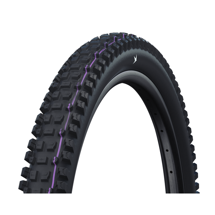 Schwalbe Albert Gravity Pro E50 Radial Tire, 29" x 2.5", Addix Ultra Soft, full view.