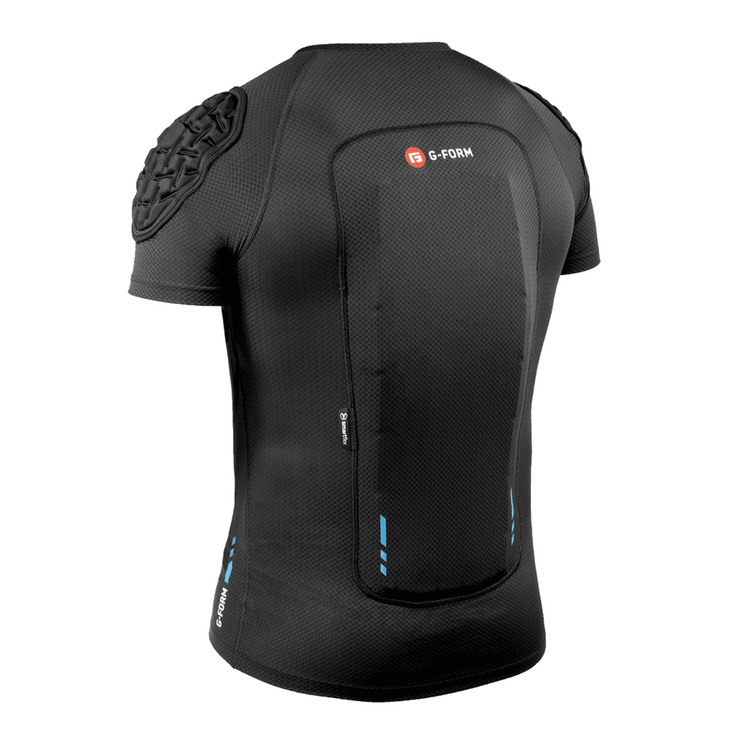 G-Form MX360 Impact Protective Shirt, back view.