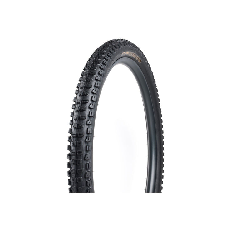 Bontrager Brevard Pro XR 29x2.5 TLR Black Mountain Bike Tire, full view.