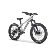 2025 Transition Bandit Kids’ Hardtail, Raw Alloy, fork view.