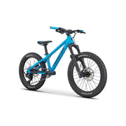 2025 Transition Bandit Kids’ Hardtail, TR Blue, fork view.