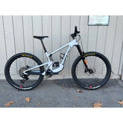 2024 Santa Cruz Heckler SL 1 CC MX X0 AXS RSV Matte Silver Medium USED, full view.