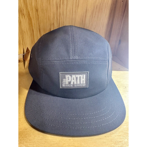 Path 5-Panel Hat Charcoal, Front View