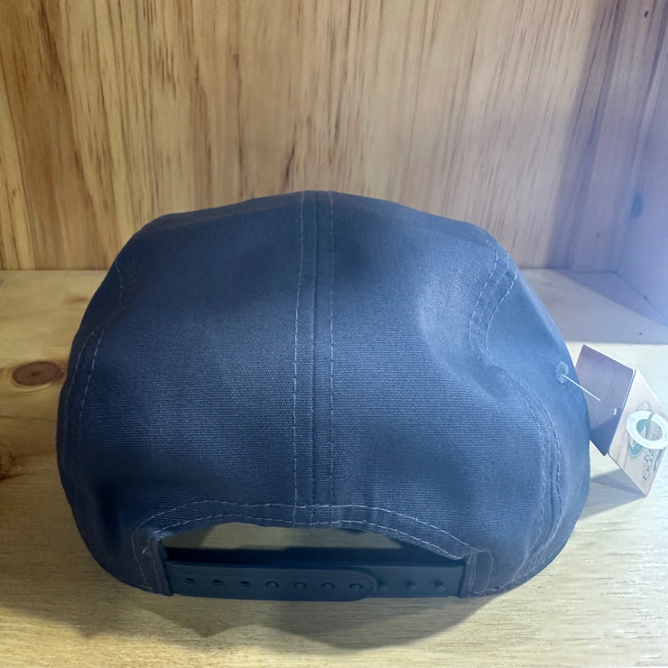 Path 5-Panel Hat Charcoal, Back View