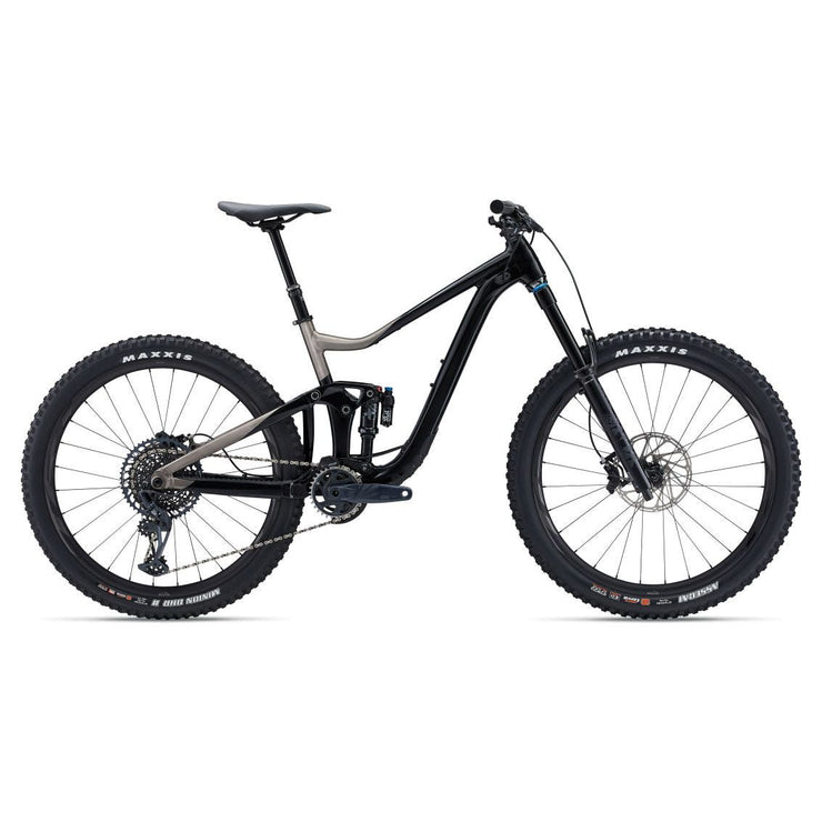 2022 Giant Trance X 1 27.5, black, full view.