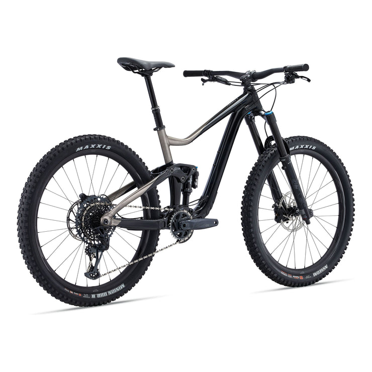 2022 Giant Trance X 1 27.5, black, shock view.