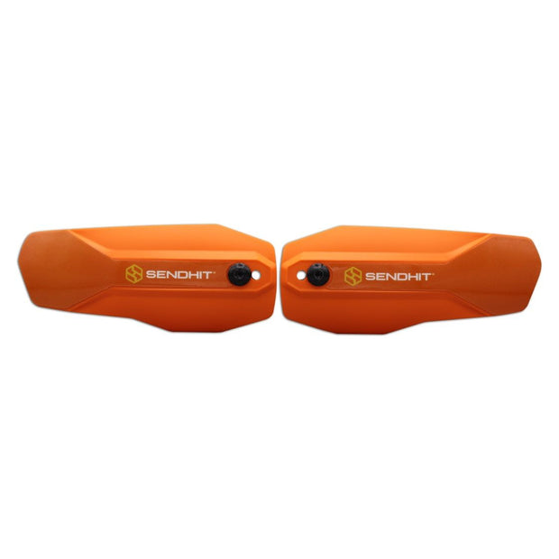 Sendhit Nock V2 Handguards, orange, guard view.