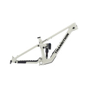 2025 Transition Sentinel Carbon Frame, glacier white, full view.