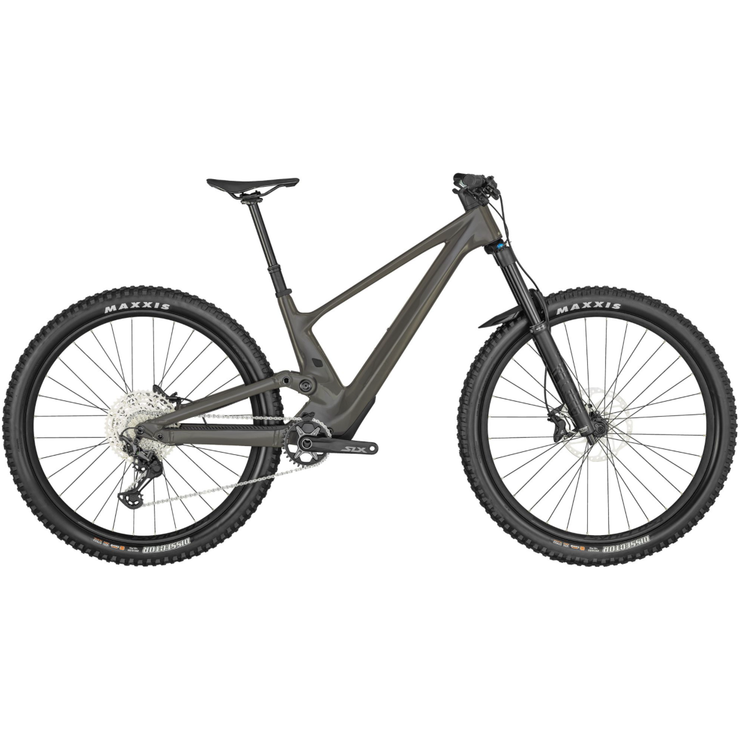 2023 Scott Genius 920, grey, full view.