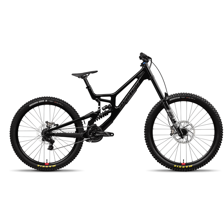 2024 Santa Cruz V10 8 CC MX S-Kit, black, full view.