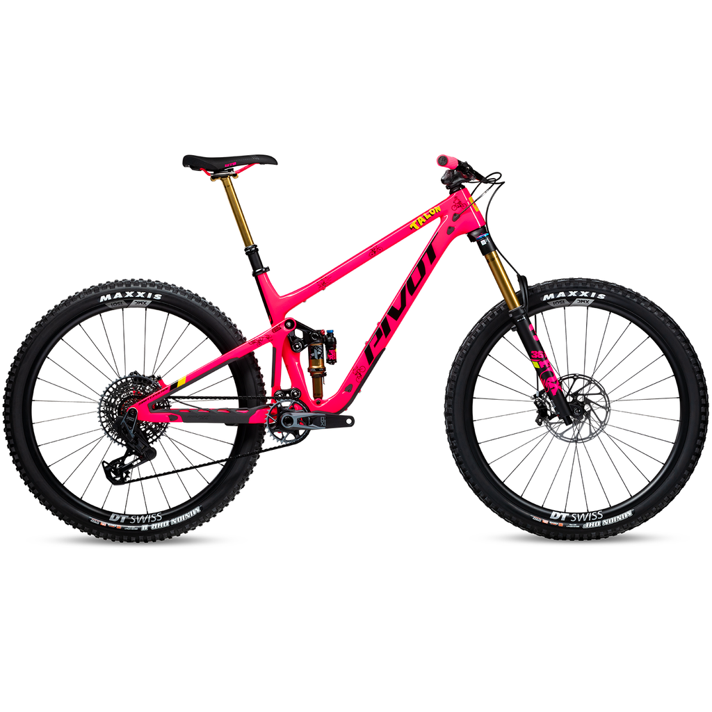 Pivot Switchblade Pro X0 Transmission Carbon Wheel Mountain Bike Pink Talon, L