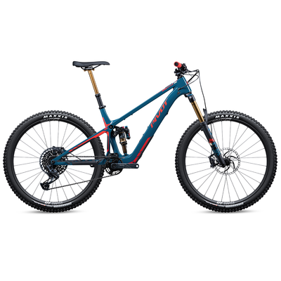 2023 Pivot Shuttle SL PRO X0 Eagle Transmission, blue denim, full view.