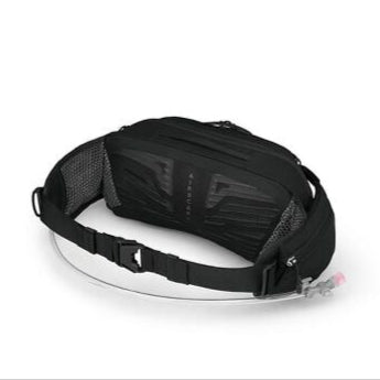 Osprey Raptor 4 Hip Pack, black, full view of back.