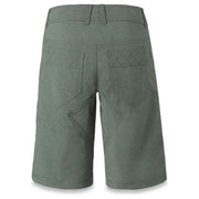 Dakine Zella Women’s Mountain Bike Shorts, balsam green, back view.