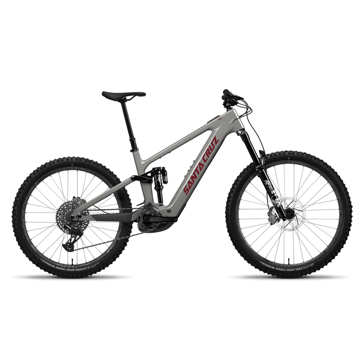 2025 Santa Cruz Vala 1 C MX Vala S-Kit, gloss grey, full view.