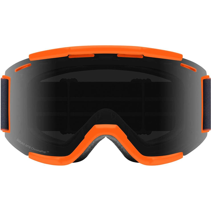 Smith Squad MTB Goggles HIGH FIVES 25 ChromaPop Sun Black, front view.